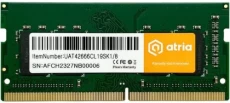 Пам'ять SO-DIMM, DDR4, 8Gb, 2666 MHz, Atria, 1.2V, CL19 (UAT42666CL19SK1/8)