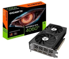 Відеокарта GeForce RTX 4060 Ti, Gigabyte, WINDFORCE OC, 16Gb GDDR6 (GV-N406TWF2OC-16GD)