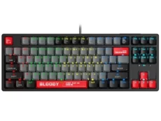 Клавіатура Bloody S87 Energy Red, механічна, ігрова, USB, RGB підсвічування, BLMS TKL Switch