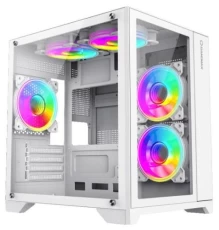 Корпус GameMax Infinity Mini White, без БЖ, Micro ATX / Mini ITX