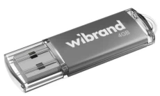 Флеш накопичувач USB 4Gb Wibrand Cougar, Silver, USB 2.0 (WI2.0/CU4P1S)