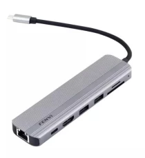 Хаб USB Fenvi F-C7205H, Grey
