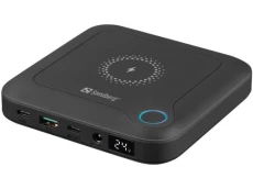 Універсальна мобільна батарея 24000 mAh, Sandberg All-in-1 Laptop, Black, 85 Вт, Qi, DC (420-57)