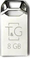 Флеш накопитель USB 8Gb T&G Metal TG110, Silver, USB 2.0 (TG110-8G)