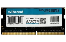 Пам'ять SO-DIMM, DDR4, 16Gb, 3200 MHz, Wibrand, 1.2V, CL22 (WI3200DDR4S/16GB)