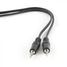 Кабель AUX звуковой, 3.5 мм (M) - 3.5 мм (M), 1.2 м, Black, Cablexpert (CCA-404)