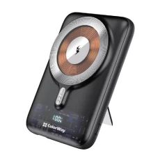 Універсальна мобільна батарея 10000 mAh, ColorWay, Black, 22.5 Вт (CW-PB100LPA3BK-WPDD)