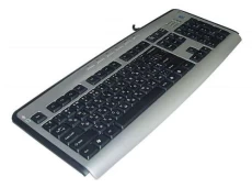 Клавіатура A4tech KL-23MUU X-slim USB доп.USB и разъём д наушников, 6 прогр кн