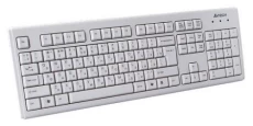 Клавіатура A4tech KM-720 White, USB, ергономічна