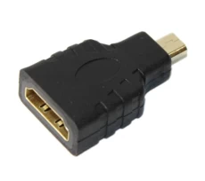 Перехідник microHDMI (M) - HDMI (F), Atcom, Black (16090)
