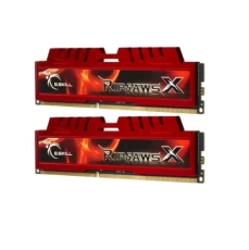 Память 4Gb x 2 (8Gb Kit) DDR3, 1600 MHz, G.Skill RipjawsX, Red (F3-12800CL9D-8GBXL)