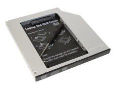 Шасі для ноутбука Grand-X, Black, 9.5 мм, для SATA 2.5, алюмінієвий корпус (HDC-24)