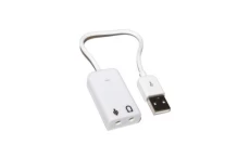Звуковая карта USB 2.0, 7.1, на проводе, Box