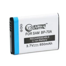 Акумулятор Samsung BP70A, Extradigital, 850 mAh 3.7 V, Li-Ion (BDS2606)