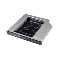 Шасі для ноутбука Grand-X, Black, 12.7 мм, для SATA 2.5, алюмінієвий корпус (HDC-27)