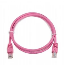 Патч-корд 0.5 м, UTP, Pink, Cablexpert, литой, RJ45, кат.5е (PP12-0.5M/RO)