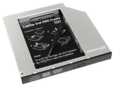 Шасі для ноутбука Grand-X, Black, 12.7 мм, для SATA 2.5, алюмінієвий корпус (HDC-25N)