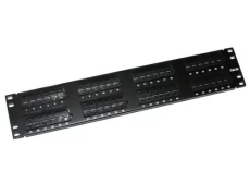 Патч-панель 48 портов, 19, Ritar, 1U, Cat.5e, UTP, Black (WT-2264-CAT.5E)