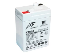 Аккумуляторная батарея Ritar, 6V, 5 Ач, AGM, F1 (RT650)