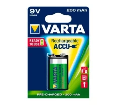 Аккумулятор CR-9V (Крона), 200 mAh, Varta, блистер (56722101401)