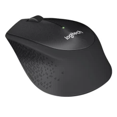 Мышь Logitech M330 Silent Plus, Black, USB, беспроводная, оптическая, 1000 dpi (910-004909)