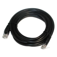 Патч-корд 5 м, UTP, Black, Cablexpert, литой, RJ45, кат.5е (PP12-5M/BK)