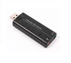 Звуковая карта USB 2.0, 7.1, Viewcon VE533, USB2.0-Audio вх. вых.(7.1), блистер