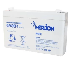 Батарея для ИБП 6В 9Ач Merlion, GP690F1, ШхДхВ 150х55х95, Q10