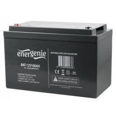 Аккумуляторная батарея EnerGenie, 12V, 100 Ач, AGM, T13 (BAT-12V100AH)