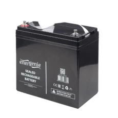 Аккумуляторная батарея EnerGenie, 12V, 55 Ач, AGM, F11 (BAT-12V55AH)