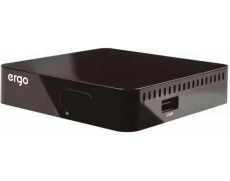 TV-тюнер зовнішній автономний Ergo 302 Black DVB-T2, HDMI, RCA, USB