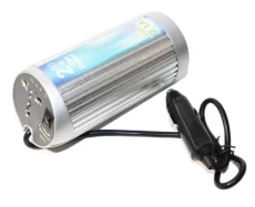Автомобильный инвертор, Silver, 150W, USB, 12V -> 220V, с аппроксимированной синусоидой (10784)