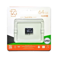 Карта пам'яті microSDXC, 64Gb, T&G, без адаптера (TG-64GBSDCL10-00)