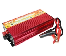 Автомобільний інвертор UKC 3000W, USB, 12V -> 220V, металевий корпус, клеми