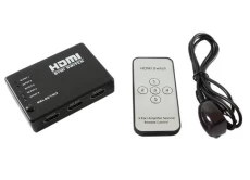 Сплиттер HDMI с пультом ДУ IR, 1080Р, 1,4 версия, 1=>5 портов, Blister (YT-PS HDMI1=>5+RK)