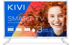 Телевізор 24 Kivi 24FK30W, LED Full HD 1920х1080 60Hz, Smart TV, DVB-T2, HDMI, USB, Vesa (100x100)