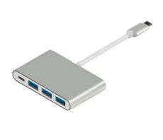 Хаб USB Atcom "4-in-1", Silver (12808)