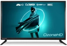 Телевізор 24 OzoneHD 24HQ92T2, LED HD 1366x768 100Hz, DVB-T2, HDMI, USB, Vesa (100x100)