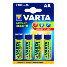 Аккумулятор AA, 2100 mAh, Varta Rechargeable Accu, 4 шт, 1.2V, Blister (56706101404)