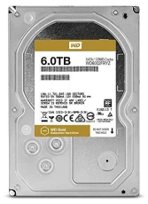 Жесткий диск 3.5" 6Tb Western Digital Gold, SATA3, 256 Мб, 7200 об/мин (WD6003FRYZ)