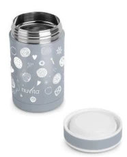 Термос для еды Nuvita из нержавеющей стали, 500 ml, Grey (NV1472)