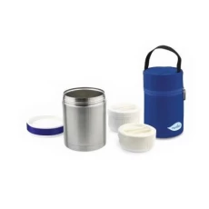 Термос для еды Nuvita из нержавеющей стали, термосумка, 500 ml, Grey (NV1474)