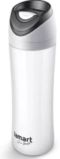Термос Lamart, из нержавеющей стали, с замком, 450 ml, White (LT4016)