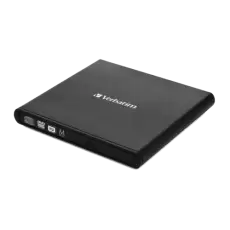 Внешний оптический привод Verbatim SlimLine, Black, DVD-RW, USB 2.0 (98938)
