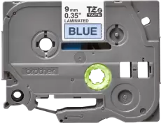Картридж Brother TZe-521, Black Blue, 9 мм 8 м, ламінована стрічка, що клеїться (TZE521)