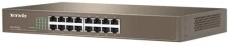 Коммутатор TENDA TEF1016D, 16 LAN 10/100BaseT, неуправляемый, металлический
