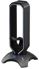 Підставка для навушників 2E GAMING RGB, Black, 2xUSB 2.0 Hub, USB (2E-GST310UB)