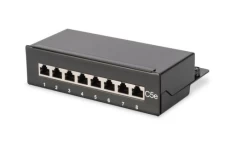 Патч-панель 8 портов, Digitus, Desktop, Cat.5e, STP, Black (DN-10001)