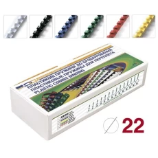 Пружини пластикові D&A, діаметр 22 мм, сині, 50 шт (1220201220506)