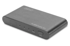 Сплиттер HDMI 3x1, Digitus, Black, 4K, 3D, 3xHDMI (In) 1xHDMI (Out), пульт ДУ (DS-45316)